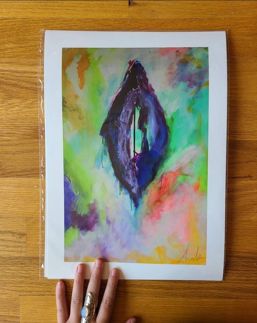 Sacred Portal Print, 10 by 14 inches, Printed on hemp hahnemuhle paper